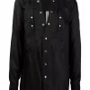 ( Nouvelle Collection ) Rick Owens Chemise à Ornements Cloutés 09 BLACK 2 ( Nouvelle Collection ) Rick Owens Chemise à Ornements Cloutés 09 BLACK -Rick Owens Soldes 18245728 38939846 600