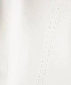 ( Nouvelle Collection ) Rick Owens Manteau En Cuir à Taille Ceinturée 11 MILK -Rick Owens Soldes 18249980 39002466 600