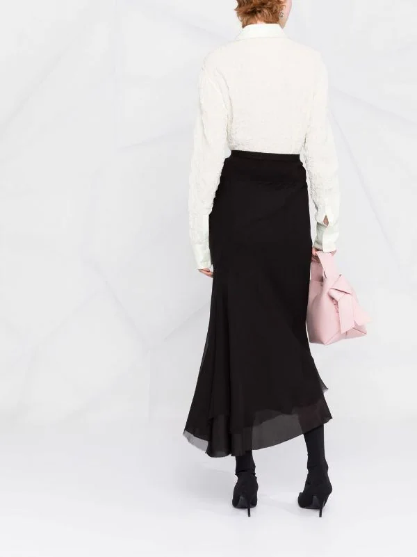 Rick Owens Jupe Taille-haute à Bords Francs Femme 8 Rick Owens Jupe Taille-haute à Bords Francs Femme – Image 6