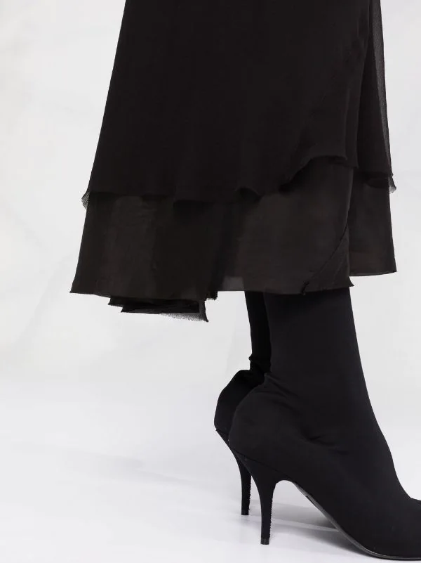 Rick Owens Jupe Taille-haute à Bords Francs Femme 7 Rick Owens Jupe Taille-haute à Bords Francs Femme – Image 5