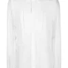 ( Nouvelle Collection ) Rick Owens Chemise En Soie Transparente à Manches Longues Homme -Rick Owens Soldes 18250990 39109704 600