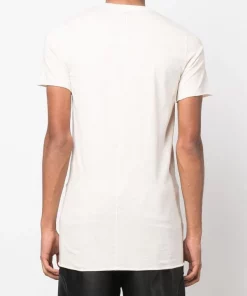 ( Nouvelle Collection ) Rick Owens T-shirt à Coupe Longue 21 NATURAL -Rick Owens Soldes 18251918 39181225 600