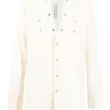 ( Nouvelle Collection ) Rick Owens Chemise à Boutons Pression Homme -Rick Owens Soldes 18256059 39720514 600