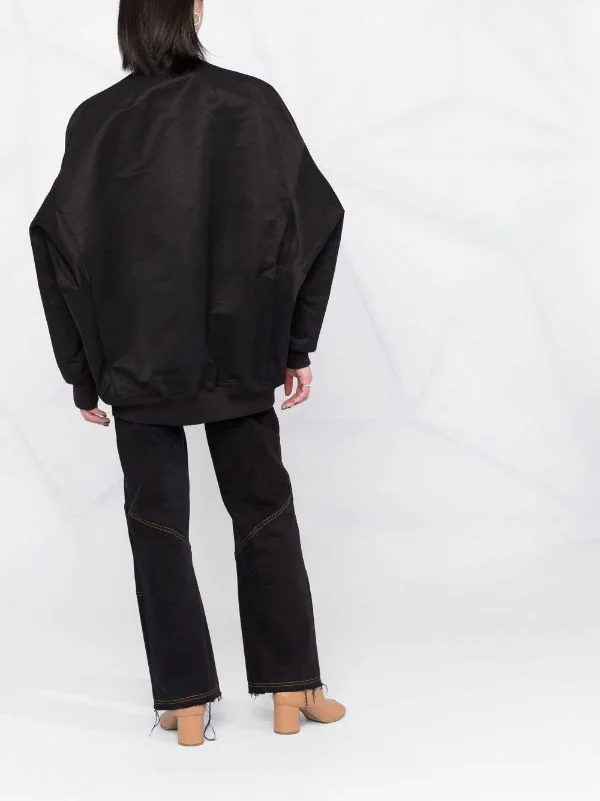 ( Nouvelle Collection ) Rick Owens Veste Bomber à Coupe Oversize Femme 6 ( Nouvelle Collection ) Rick Owens Veste Bomber à Coupe Oversize Femme – Image 4