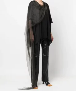 ( Nouvelle Collection ) Rick Owens 09 BLACK Haut Minerva Drapé Femme 9 ( Nouvelle Collection ) Rick Owens 09 BLACK Haut Minerva Drapé Femme -Rick Owens Soldes 18260356 39131518 600