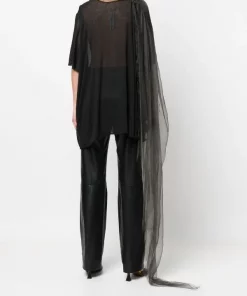 ( Nouvelle Collection ) Rick Owens 09 BLACK Haut Minerva Drapé Femme 10 ( Nouvelle Collection ) Rick Owens 09 BLACK Haut Minerva Drapé Femme -Rick Owens Soldes 18260356 39132419 600