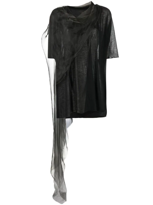 ( Nouvelle Collection ) Rick Owens 09 BLACK Haut Minerva Drapé Femme 3 ( Nouvelle Collection ) Rick Owens 09 BLACK Haut Minerva Drapé Femme