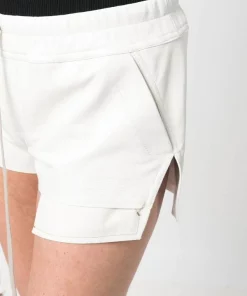 ( Nouvelle Collection ) Rick Owens Short En Cuir à Lien De Resserrage 11 MILK -Rick Owens Soldes 18261336 39005845 600