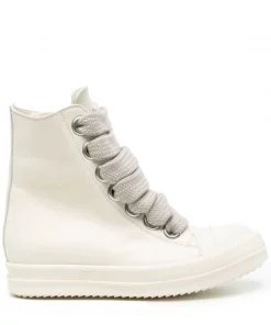 ( Nouvelle Collection ) Rick Owens Baskets Montantes à Lacets Femme