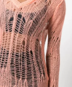 ( Nouvelle Collection ) Rick Owens Haut En Maille à Col V 23 PINK 11 ( Nouvelle Collection ) Rick Owens Haut En Maille à Col V 23 PINK -Rick Owens Soldes 18264734 39039564 600