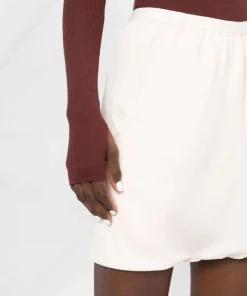 ( Nouvelle Collection ) Rick Owens 21 NATURAL Short Sarouel à Taille Haute Femme -Rick Owens Soldes 18266510 39226546 600
