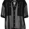 ( Nouvelle Collection ) Rick Owens 09 BLACK Chemise Fogpocket Magnum Homme
