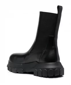 ( Nouvelle Collection ) Rick Owens Bottines Bozo Tractor à Plateforme NERO -Rick Owens Soldes 18276655 39131836 600