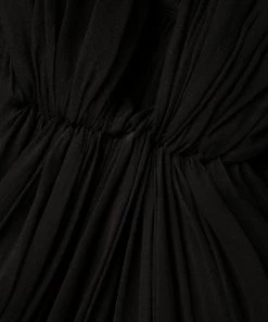 ( Nouvelle Collection ) Rick Owens Robe Drapée à Empiècements Transparents Femme -Rick Owens Soldes 18276667 39129882 600