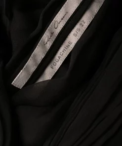 ( Nouvelle Collection ) Rick Owens Robe Drapée à Empiècements Transparents Femme -Rick Owens Soldes 18276667 39131117 600