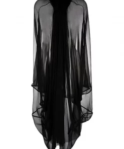 ( Nouvelle Collection ) Rick Owens Robe Drapée à EmpiÚcements Transparents Femme