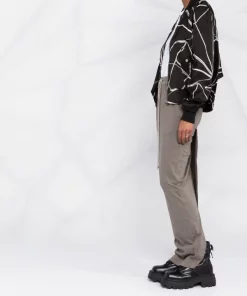 ( Nouvelle Collection ) Rick Owens Veste Bomber à Imprimé Abstrait Femme -Rick Owens Soldes 18276694 39094887 600