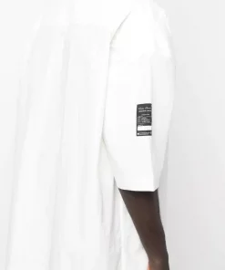 ( Nouvelle Collection ) Rick Owens Chemise Oversize à Col V Profond Homme -Rick Owens Soldes 18277479 39129056 600