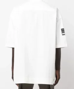 ( Nouvelle Collection ) Rick Owens Chemise Oversize à Col V Profond Homme -Rick Owens Soldes 18277479 39129059 600