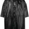 ( Nouvelle Collection ) Rick Owens Chemise Fogpocket En Cuir à Boutons Pression 9 -Rick Owens Soldes 18297518 39238797 600