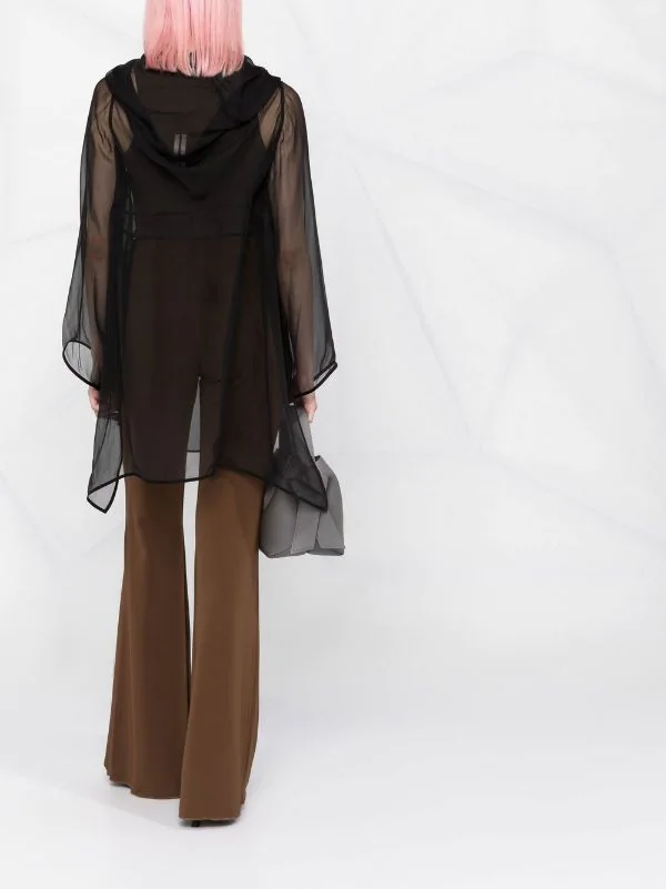 ( Nouvelle Collection ) Rick Owens Chemise En Soie à Col Bénitier 09 BLACK 8 ( Nouvelle Collection ) Rick Owens Chemise En Soie à Col Bénitier 09 BLACK – Image 6