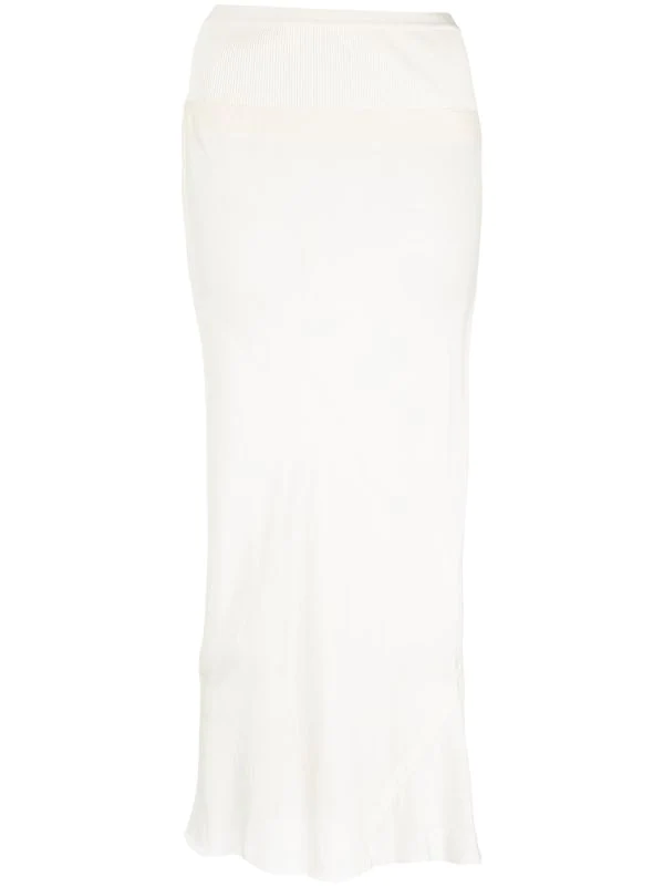 ( Nouvelle Collection ) Rick Owens Jupe Mi-longue à Design Drapé Femme 3 ( Nouvelle Collection ) Rick Owens Jupe Mi-longue à Design Drapé Femme