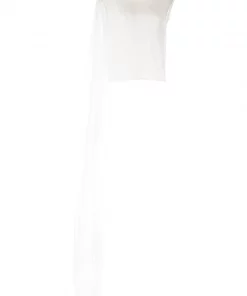 ( Nouvelle Collection ) Rick Owens Blouse Drapée Column à Design Asymétrique NATURAL