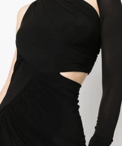 ( Nouvelle Collection ) Rick Owens Robe Asymétrique à Design Drapé Femme -Rick Owens Soldes 18306736 39188802 600