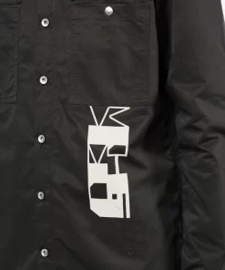 Rick Owens Surchemise à Logo Imprimé Homme -Rick Owens Soldes 18311588 39530477 600