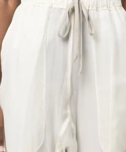 ( Nouvelle Collection ) Rick Owens 21 NATURAL Pantalon Court à Coupe Sarouel Femme -Rick Owens Soldes 18328123 39334551 600