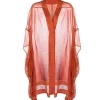 ( Nouvelle Collection ) Rick Owens Veste à Effet De Transparence 53 ORANGE -Rick Owens Soldes 18329586 39524542 600
