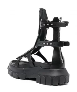 ( Nouvelle Collection ) Rick Owens Sandales Spartiates En Cuir Femme 8 ( Nouvelle Collection ) Rick Owens Sandales Spartiates En Cuir Femme -Rick Owens Soldes 18331522 39487719 600