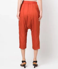 ( Nouvelle Collection ) Rick Owens Pantalon Court à Coupe Sarouel Femme 12 ( Nouvelle Collection ) Rick Owens Pantalon Court à Coupe Sarouel Femme -Rick Owens Soldes 18340778 39250727 600
