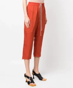 ( Nouvelle Collection ) Rick Owens Pantalon Court à Coupe Sarouel Femme 11 ( Nouvelle Collection ) Rick Owens Pantalon Court à Coupe Sarouel Femme -Rick Owens Soldes 18340778 39252427 600