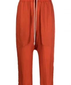 ( Nouvelle Collection ) Rick Owens Pantalon Court à Coupe Sarouel Femme