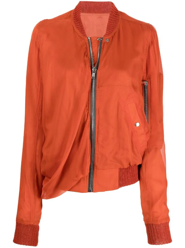 ( Nouvelle Collection ) Rick Owens Veste Bomber à Détail Drapé Homme 3 ( Nouvelle Collection ) Rick Owens Veste Bomber à Détail Drapé Homme