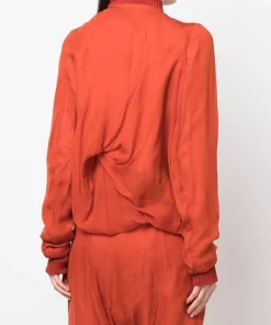 ( Nouvelle Collection ) Rick Owens Veste Bomber à Détail Drapé Homme 10 ( Nouvelle Collection ) Rick Owens Veste Bomber à Détail Drapé Homme -Rick Owens Soldes 18341465 39250732 600