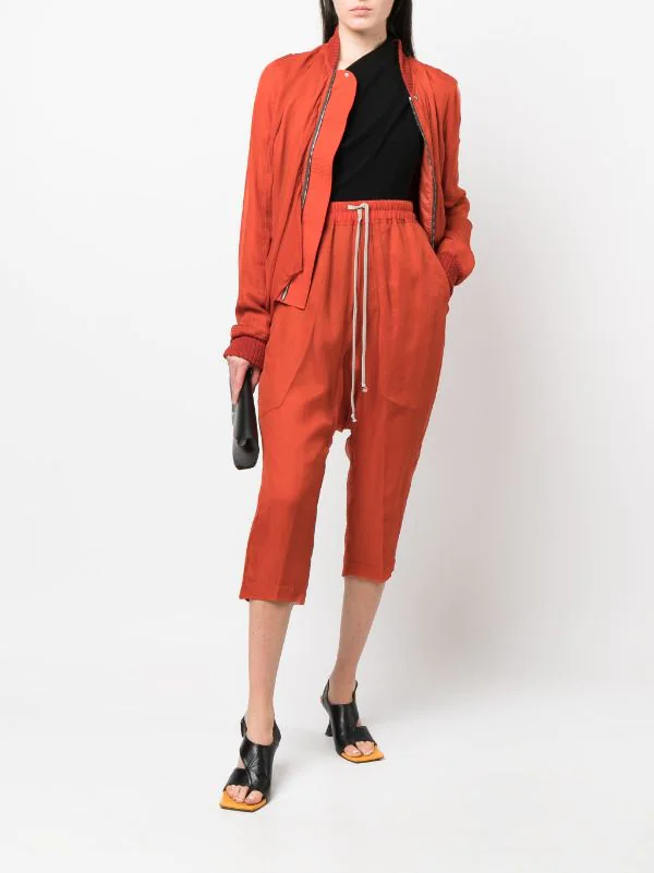 ( Nouvelle Collection ) Rick Owens Veste Bomber à Détail Drapé Homme 4 ( Nouvelle Collection ) Rick Owens Veste Bomber à Détail Drapé Homme – Image 2