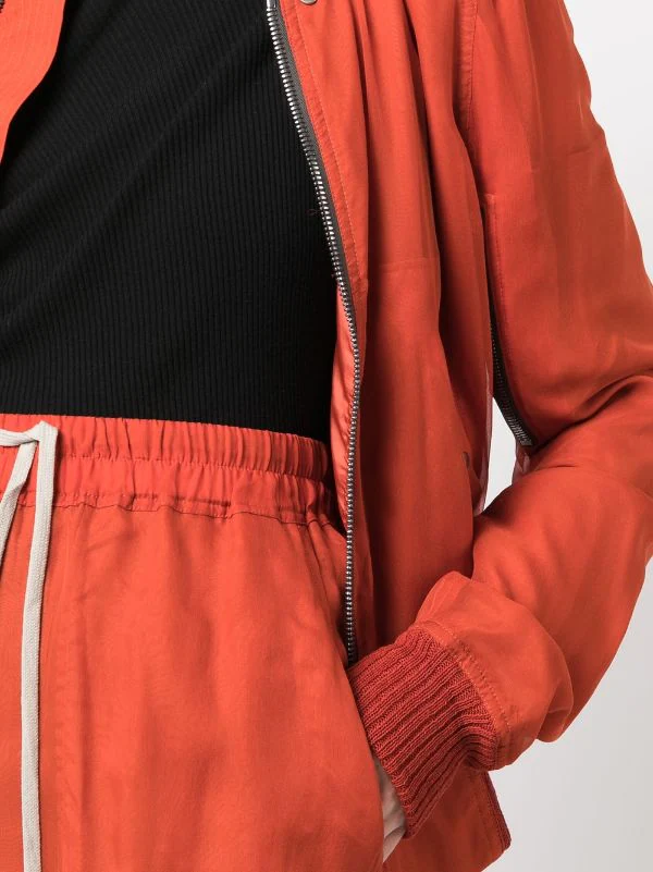 ( Nouvelle Collection ) Rick Owens Veste Bomber à Détail Drapé Homme 7 ( Nouvelle Collection ) Rick Owens Veste Bomber à Détail Drapé Homme – Image 5