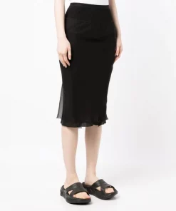 ( Nouvelle Collection ) Rick Owens 9 Jupe Crayon à Taille Haute Femme -Rick Owens Soldes 18345122 39418089 600