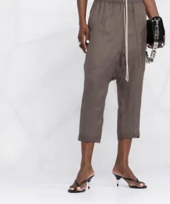 ( Nouvelle Collection ) Rick Owens Pantalon Sarouel à Coupe Courte 34 DUST -Rick Owens Soldes 18364791 39344305 600