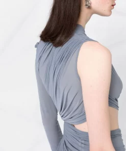 ( Nouvelle Collection ) Rick Owens 36 BRUISE Robe Drapée à Découpes Femme -Rick Owens Soldes 18365821 39340777 600