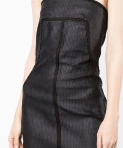 ( Nouvelle Collection ) Rick Owens Robe Bustier Mi-longue En Jean Femme -Rick Owens Soldes 18377762 39355756 600