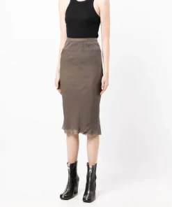 ( Nouvelle Collection ) Rick Owens 34 Jupe Crayon à Design à Empiècements Femme -Rick Owens Soldes 18385992 39485670 600