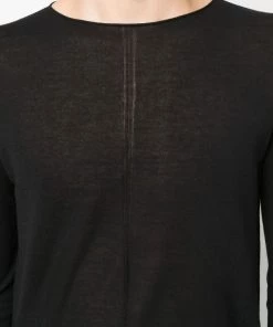 ( Nouvelle Collection ) Rick Owens Pull En Maille à Manches Longues Homme -Rick Owens Soldes 18391007 39416758 600