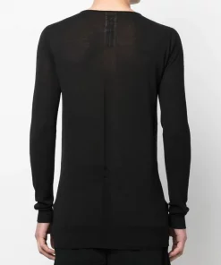 ( Nouvelle Collection ) Rick Owens Pull En Maille à Manches Longues Homme -Rick Owens Soldes 18391007 39419001 600