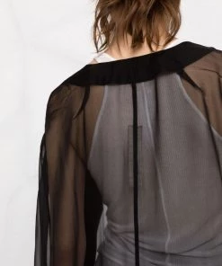 ( Nouvelle Collection ) Rick Owens Veste à Effet De Transparence Femme -Rick Owens Soldes 18398631 39628357 600